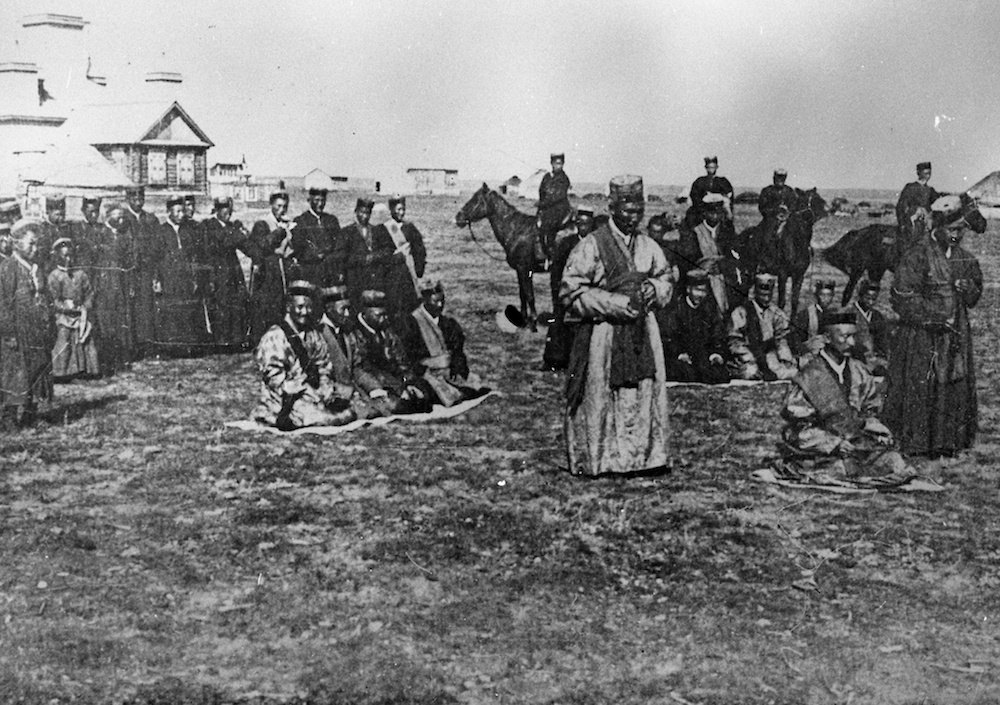 Buddhist ritual on the steppe. From Astrakhan State United Historical and Architectural Museum-Reserve