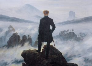Wanderer above the Sea of Fog (c. 1818) by Caspar David Friedrich. From wikipedia.org