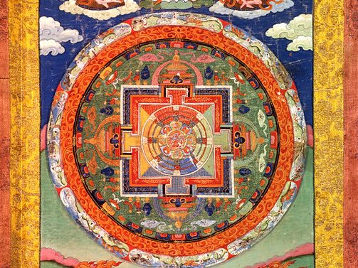 Mandala of Chakrasamvara, c. 1700–1800. From khanacademy.com