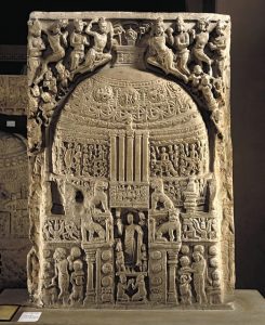 A two-sided relief from the Great Shrine at Amaravati. From usartnews.com