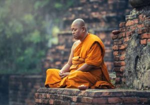 A Theravada monk meditating. From asiadmc.com