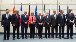 Representatives of signatories to the Iran nuclear deal. From abc.net.au