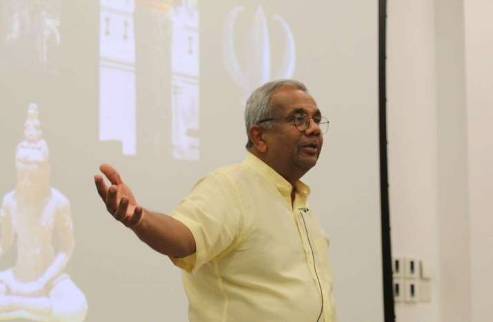 Prof. Osmund Bopearachchi at the University of Hong Kong in July. Photo by Wendy Yu
