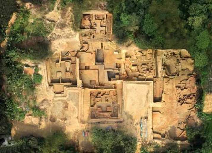 An aerial view of the excavation site. From globaltimes.cn