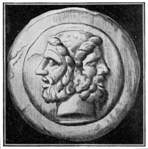 A Janus-faced coin. From blogspot.com