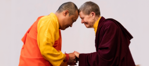 Sakyong Mipham Rinpoche with Ani Pema Chödrön. From sakyong.com