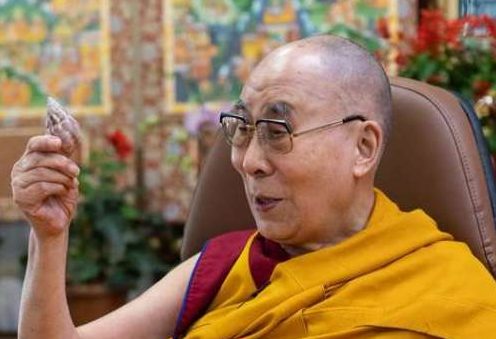 His Holiness the Dalai Lama on 2 October 2020. Photo by Ven Tenzin Jamphel. From dalailama.com
