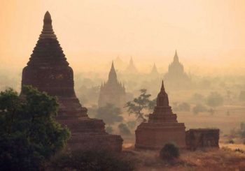 Bagan at dawn. From wikipedia.org