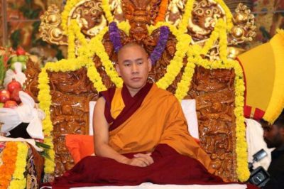 Jetsun Tenzin Thupten Rabgyal, recognized as the fifth incarnation of Sigkyab Tulku, was installed as the abbot of Tashi Lhunpo. From phayul.com