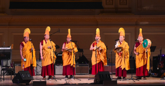 Buddhist monks at the 32nd Annual Tibet house US Benefit Concert. From artistdirect.com