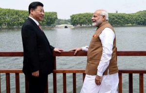 Xi and Modi in Wuhan, April 2018. From deccanherald.com