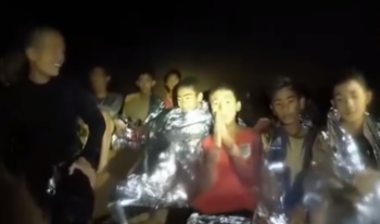 Guidance from assistant coach Ekaphol Chanthawong reportedly helped the trapped Thai youths survive their harrowing ordeal. From twitter.com