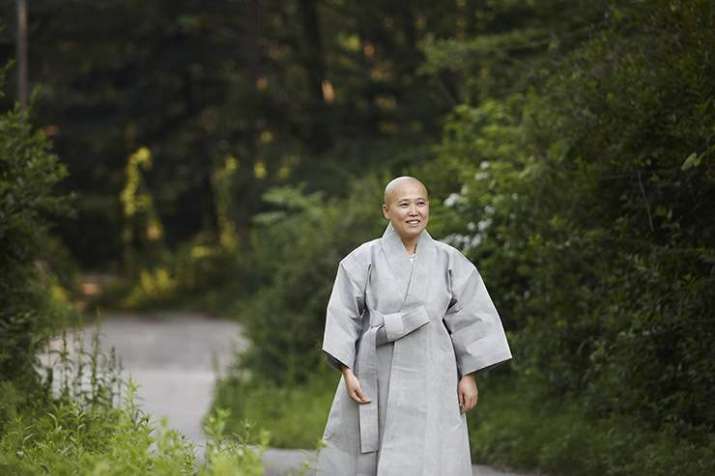 Korean nun Wookwan. From koreatimes.co.kr