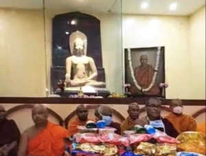 Celebrations for the 155th Birth Anniversary of Ven. Kripasarana Mahasthvir at the Bengal Buddhist Association. From Bhikkhu Bodhipala Facebook