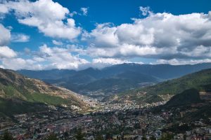 Overlooking the Bhutanese capital Thimphu. Photo by Craig Lewis