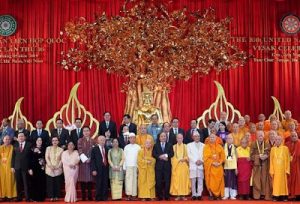 Participants of the 16th United Nations Day of Vesak celebrations in Vietnam last year. From baonhandao.vn