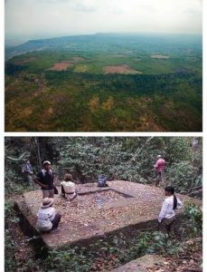 an example of a newly documented temple site in the forests of the Phnom Kulen region. From cambridge.com