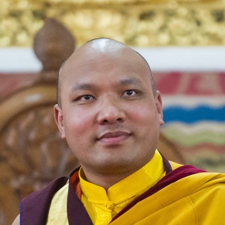 His Holiness the Karmapa at the 2017 Kagyu Monlam Chenmo. From facebook.com