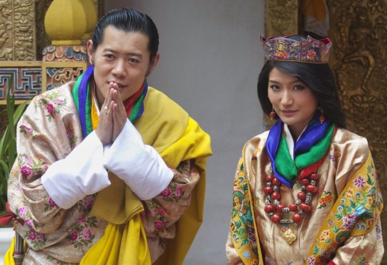 King Jigme Khesar Namgyel Wangchuck and Queen Jetsun Pema. From ibtimes.com