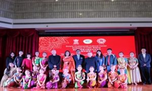 ICCR Foundation Day celebrated at Indian Embassy in Beijing with the launch of the Little Guru app launched. From newsonair.com