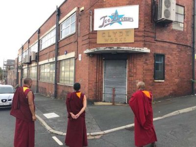 Jamyang Buddhist Centre Leeds plans to develop the 3,000-square-meter Clyde Works space into a Buddhist community center. From southleedslife.com
