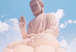 Artist’s impression of the planned Buddha statue