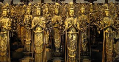 1,001 statues of the bodhisattva Avalokiteshvara restored after 45 years. From fastjapan.com