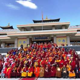Group photo during the 11th General Assembly of the ABCP. From tibet.net