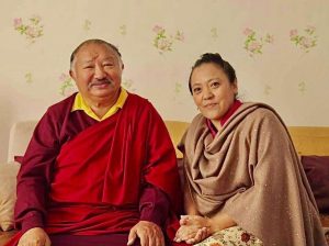 Tsikey Chökling Rinpoche and Sangyum Dechen Paldron. Image courtesy of Sangyum Dechen Paldron