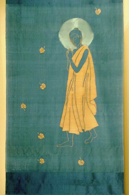 Walking Buddha with Bo Leaves by Benny Ong. From the private collection of Li-ming Lee, Singapore