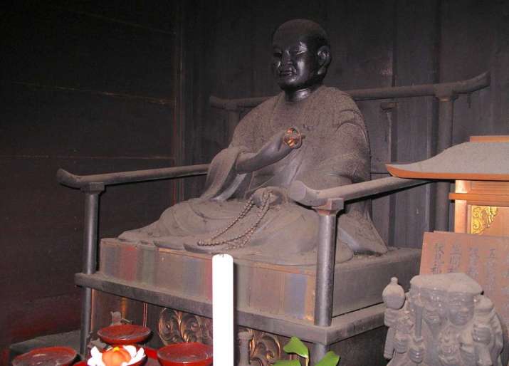 Kūkai altar at Muryōkōin on Mount Kōya, Photo by the author