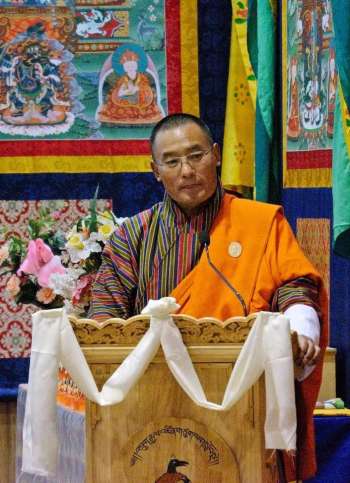 Prime minister of Bhutan, Lyonchhen Dasho Tshering Tobgay. Photo by Craig Lewis