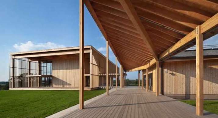 hMa's design for the Won Dharma Center in New York. From hanrahanmeyers.com