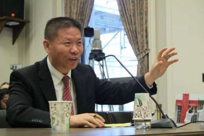 Rev. Bob Fu, founder of China Aid, speaks at a House Foreign Affairs' subcommittee hearing in Washington, DC, on 27 September. From christianpost.com