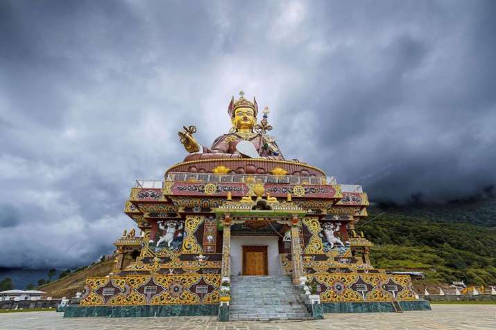 A statue of Padmasambhava, also known as Guru Rinpoche, in Lhuntse, Bhutan. From wikipedia.org