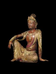 Seated Guanyin Bodhisattva, China, Liao dynasty (916-1125 CE). From ckh.com.hk