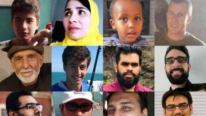 Faces of victims of the Christchurch mosque shootings. From nzherald.co.nz