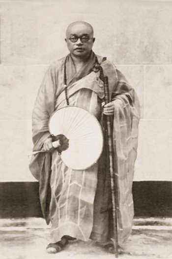Buddhist modernist reformer Taixu (1890-1947). From ceas.yale.edu