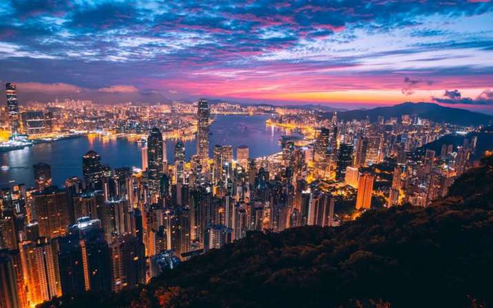 Aerial view of Hong Kong. Photo by Simon Zhu