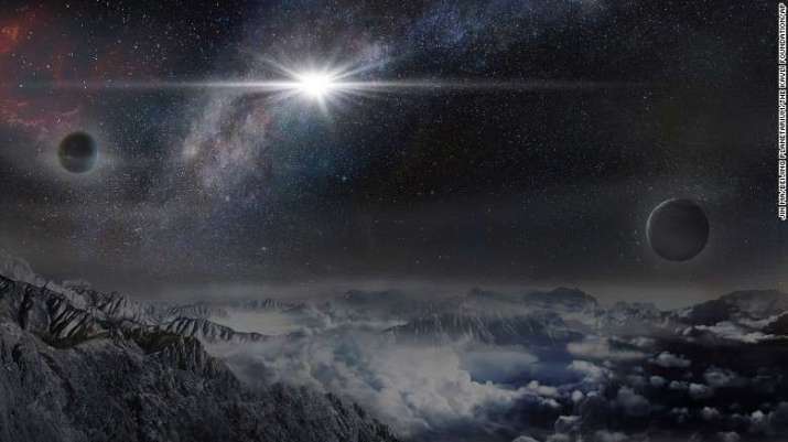 An artist's impression of a supernova 570 billion times brighter than the sun. From cnn.com