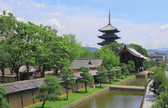 A view of the To-ji complex in Kyoto. From wikipedia.org