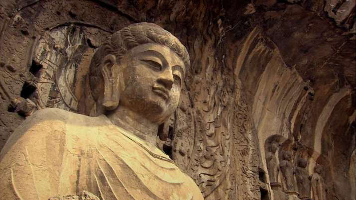 Vairocana Buddha in Longmen Grottoes, Henan Province. From reddit.com