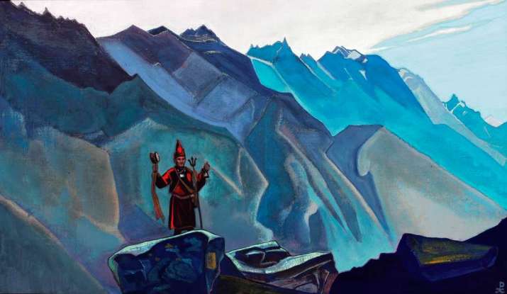 <i>Hill of Tara</i> by Nicholas Roerich, 1932. National Gallery, Bulgaria. From nationalgallery.bg