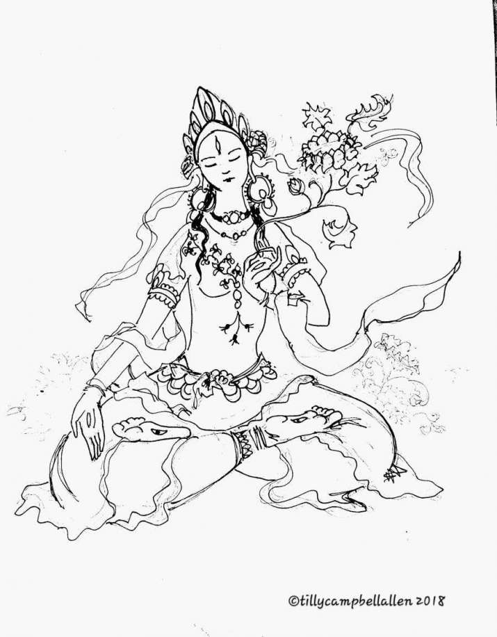 White Tara. Image courtesy of the author (click for a larger version)