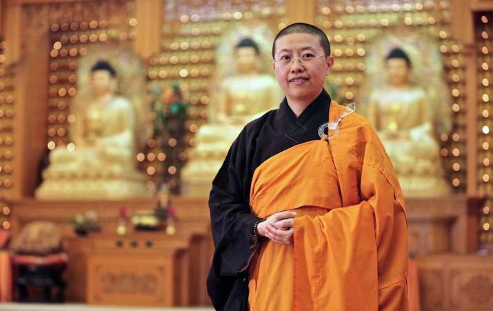 Rev. Miao Bo, head monastic at the Fo Guang Shan Buddhist Temple in Perth, Australia. From sbs.com