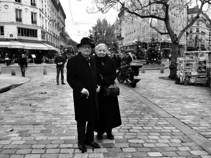 Last trip to Paris; Fernando was 101 years old. Image courtesy of Florencia Tola