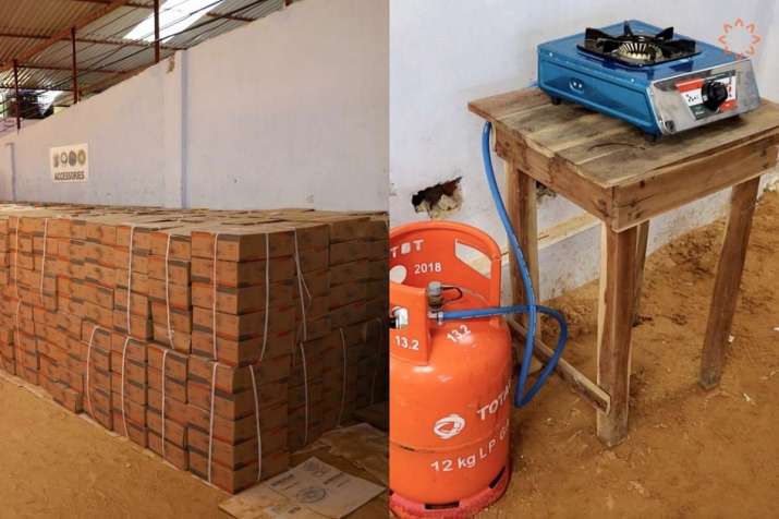 Gas stoves ready for distribution in 2019. Image courtesy of JTS Korea