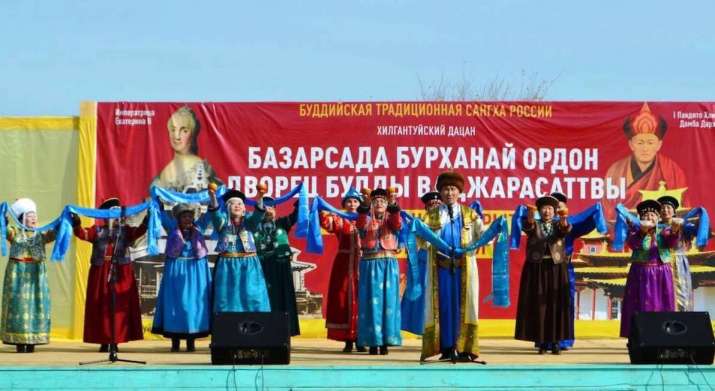 Cultural program during the opening of the new Khilgantujsky Datsan. From infpol.ru